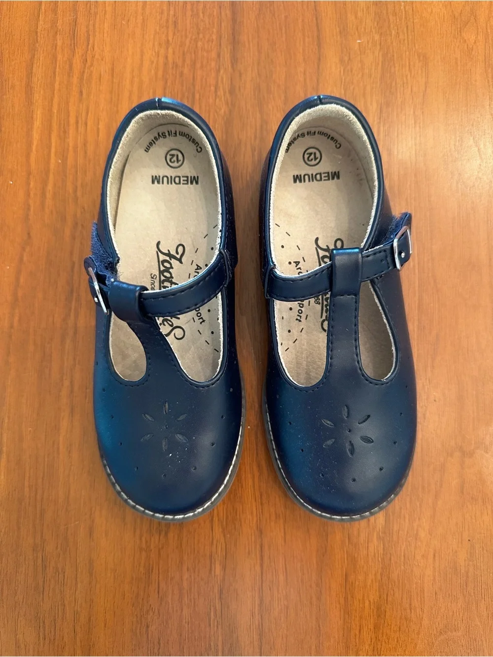Footmates Navy Blue Mary Jane Shoes with Supportive Insole size 12